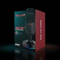 ميكروفون MARVO MIC-06 Blast 40 RGB - USB