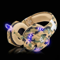 سماعة رأس Kotion Each G2600 RGB سلكية للألعاب – إصدار Camo Yellow