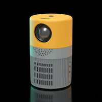 جهاز عرض YT400 Mini LED بحجم عرض من 15 إلى 100 بوصة – بروجكتور منزلي محمول
