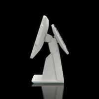 nPOS point-of-sale device with two screens, barcode scanner, and built-in printer