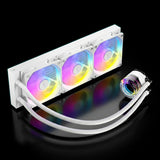 مبرد المعالج المائي Antec Vortex LUM 360 ARGB – بقدرة 280 واط TDP – رديتر 360mm – أبيض