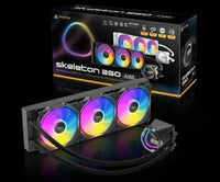 مبرد المعالج المائي Antec Skeleton 360 ARGB – رديتر 360mm – دعم Intel و AMD – أسود