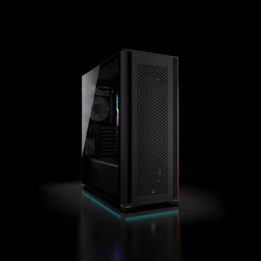 كيس Corsair 7000D AIRFLOW فول تاور ATX – أسود – زجاج جانبي – تدفق هواء عالي