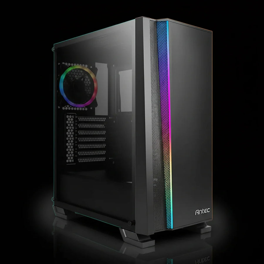 كيس Antec NX500 ميد تاور – زجاج جانبي – واجهة RGB أمامية
