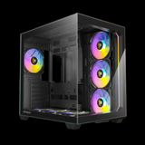 Antec C5 ARGB Gaming ATX Mid Tower Case – 7x ARGB Fans – USB Type-C – Tempered Glass – Black