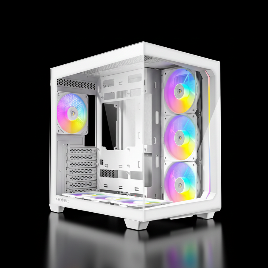 Antec C5 ARGB Gaming ATX Mid Tower Case – 7x ARGB Fans – USB Type-C – Tempered Glass