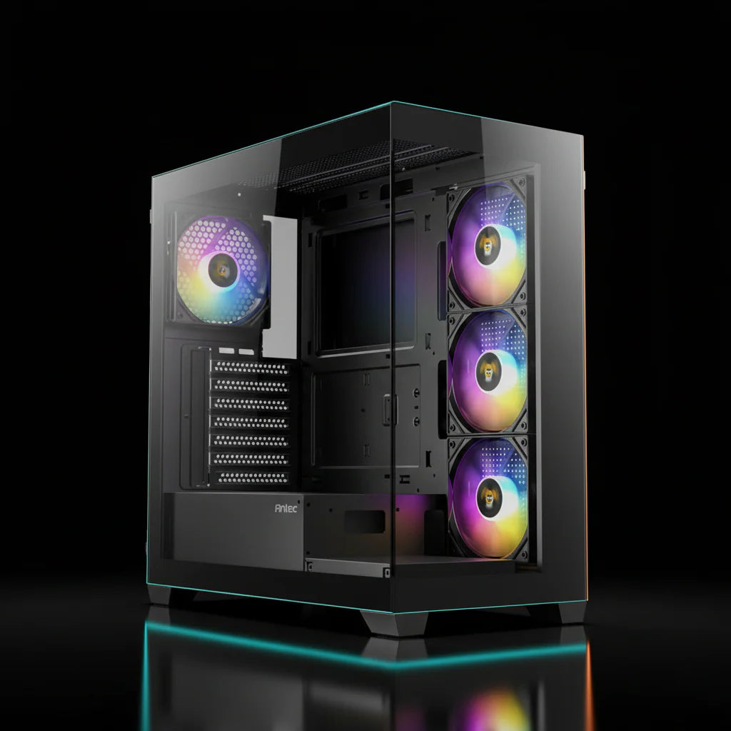 كيس  Antec C3 ARGB بحجم ATX Mid Tower – 4 مراوح ARGB – منفذ USB Type-C – زجاج مقوى