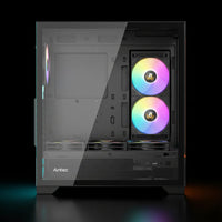 كيس  Antec CX300 ARGB بحجم Mid Tower – 4 مراوح 120mm ARGB – زجاج مقوى –  أسود