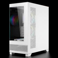Antec CX700 ARGB Gaming ATX Mid Tower Case – 3x 120mm ARGB Fans – USB-C – Tempered Glass – White