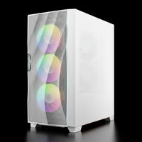 كيس  Antec DF700 FLUX ARGB بحجم Mid Tower – واجهة Mesh بتدفق هواء عالي – زجاج مقوى – أبيض