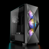 Antec DF800 FLUX ARGB Gaming Mid Tower Case – High-Airflow Design – Tempered Glass