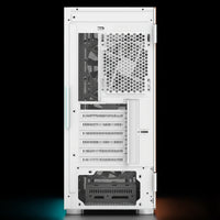 كيس  Montech X3 Glass ARGB بحجم Mid Tower – واجهة Mesh للتهوية – زجاج مقوى – أبيض