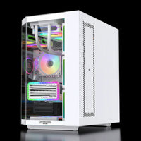 كيس  GameMax LC-TX ARGB بحجم Mid Tower – زجاج مقوى – أبيض