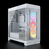 كيس Corsair FRAME 4500X – دعم E-ATX – أبيض – زجاج بانورامي – منفذ USB 3.2 Type-C