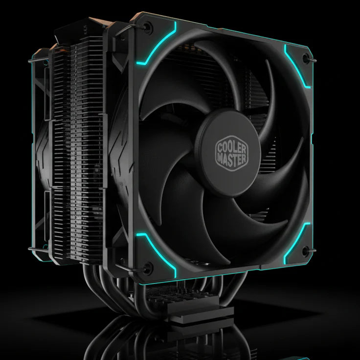 مبرد هوائي Cooler Master Hyper 212 Black X Duo بقدرة 220W TDP