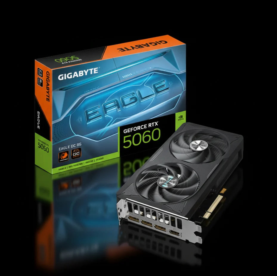 كرت شاشة Gigabyte GeForce RTX 5060 EAGLE OC بسعة 8 جيجابايت GDDR6