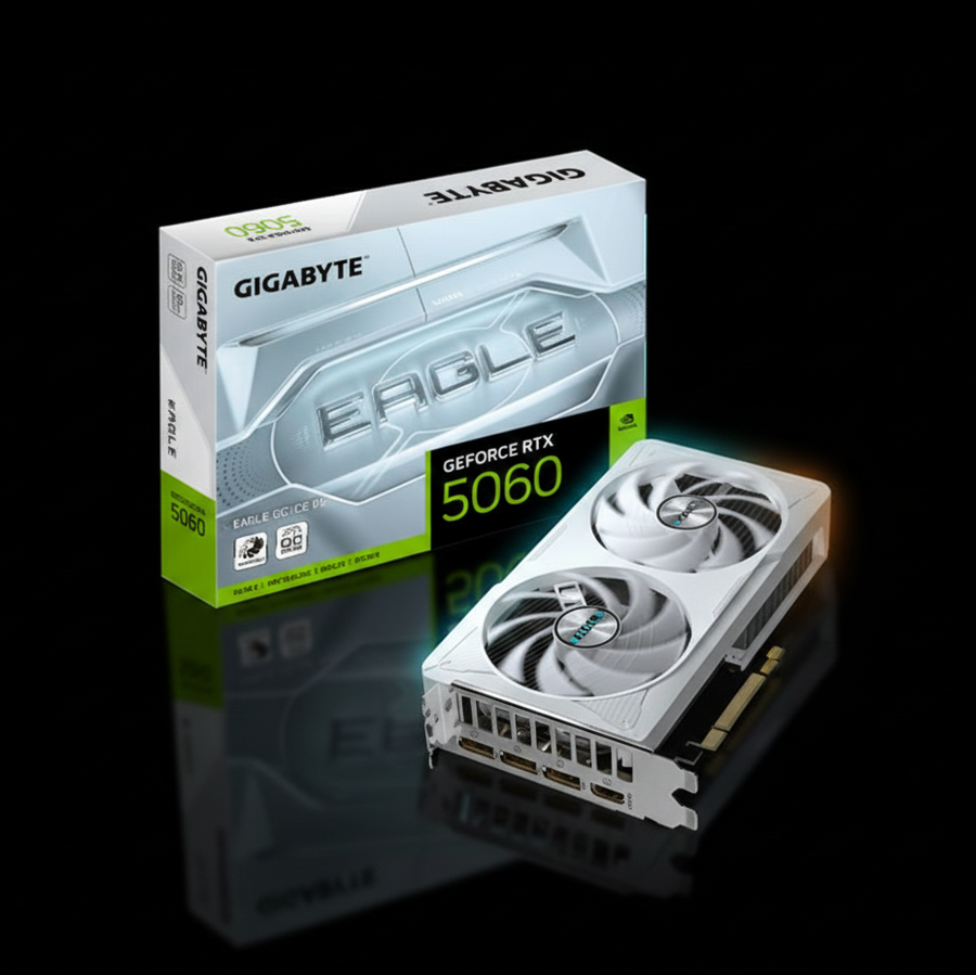 Gigabyte GeForce RTX 5060 EAGLE ICE 8GB GDDR6 Graphics Card