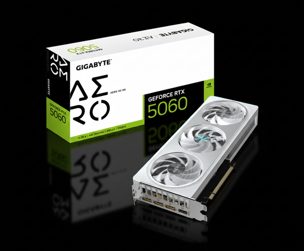 Gigabyte GeForce RTX 5060 AERO OC 8GB GDDR6 Graphics Card