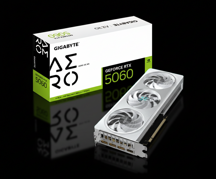 Gigabyte GeForce RTX 5060 AERO OC 8GB GDDR6 Graphics Card