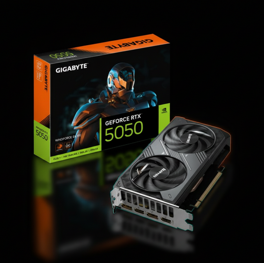 Gigabyte GeForce RTX 5050 WINDFORCE OC 8GB GDDR6 Graphics Card