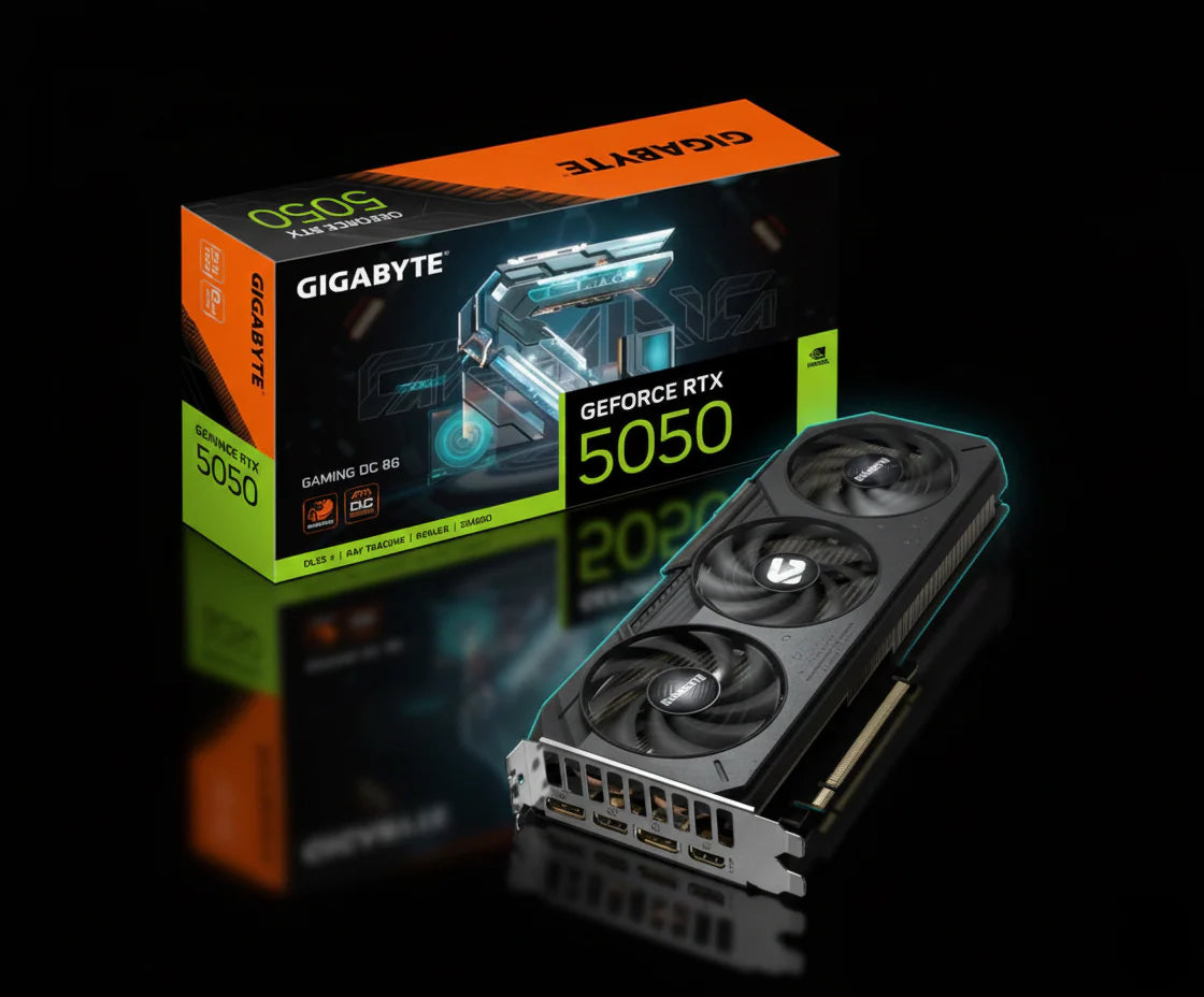 كرت شاشة Gigabyte GeForce RTX 5050 Gaming OC بسعة 8 جيجابايت GDDR6