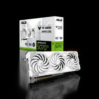 ASUS TUF Gaming GeForce RTX 5070 Ti OC Edition 16GB GDDR7 Graphics Card – White