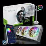 كرت شاشة GALAX GeForce RTX 5080 1-Click OC – ذاكرة 16GB GDDR7 – أبيض