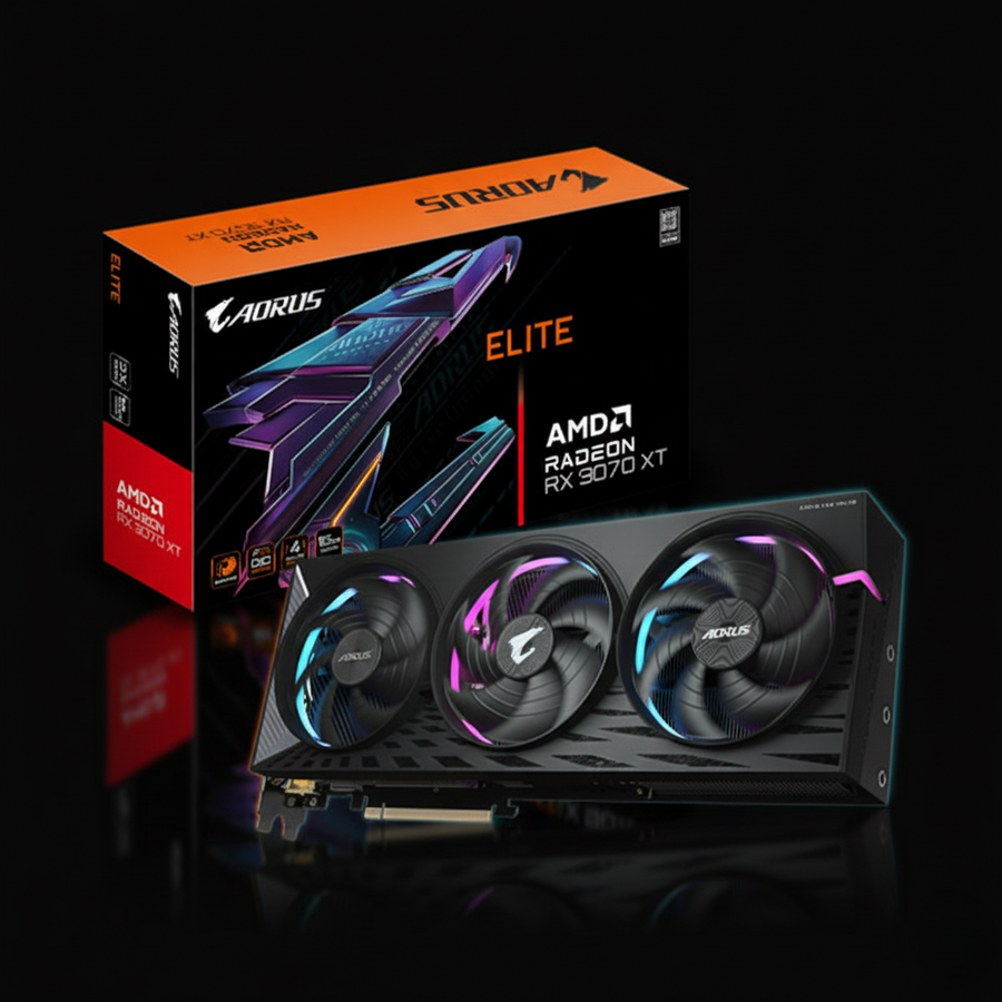 Gigabyte AORUS Radeon RX 9070 XT ELITE 16GB GDDR6 Graphics Card