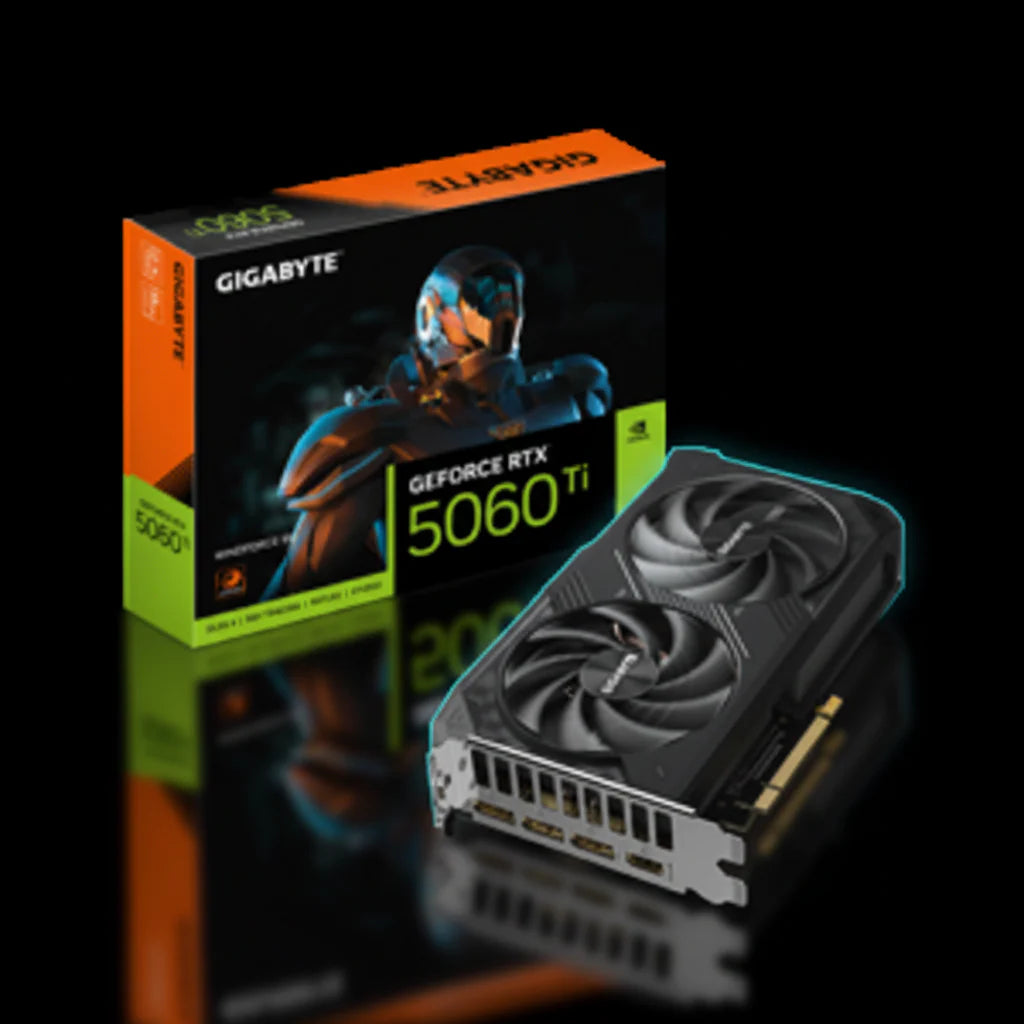 كرت شاشة Gigabyte GeForce RTX 5060 Ti WINDFORCE 2 – ذاكرة 8GB GDDR7