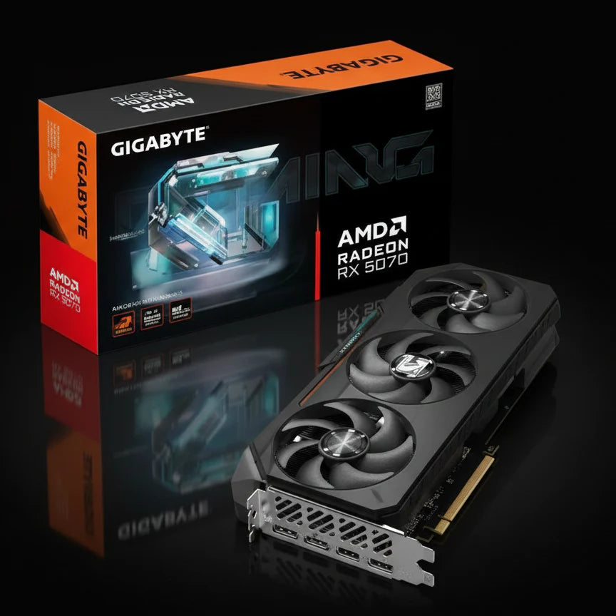 كرت شاشة Gigabyte Radeon RX 9070 GAMING OC – ذاكرة 16GB GDDR6