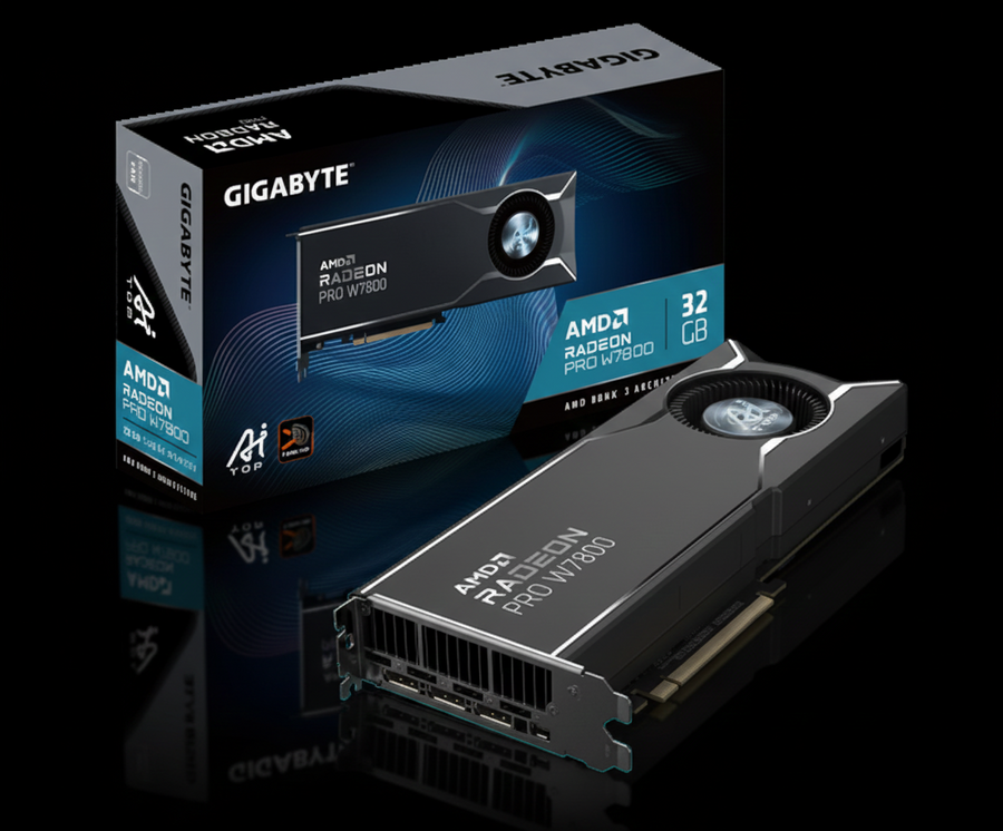 Gigabyte Radeon Pro W7800 AI TOP 32GB GDDR6 Workstation Graphics Card