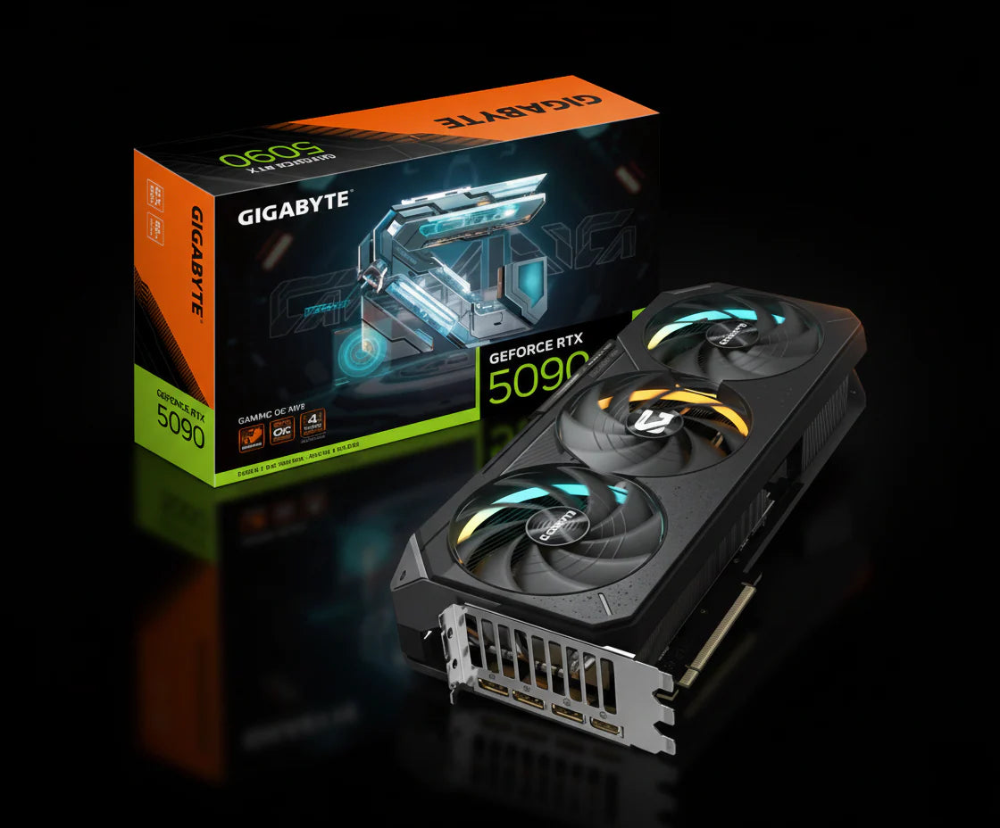 كرت شاشة Gigabyte GeForce RTX 5090 GAMING OC – ذاكرة 32GB GDDR7
