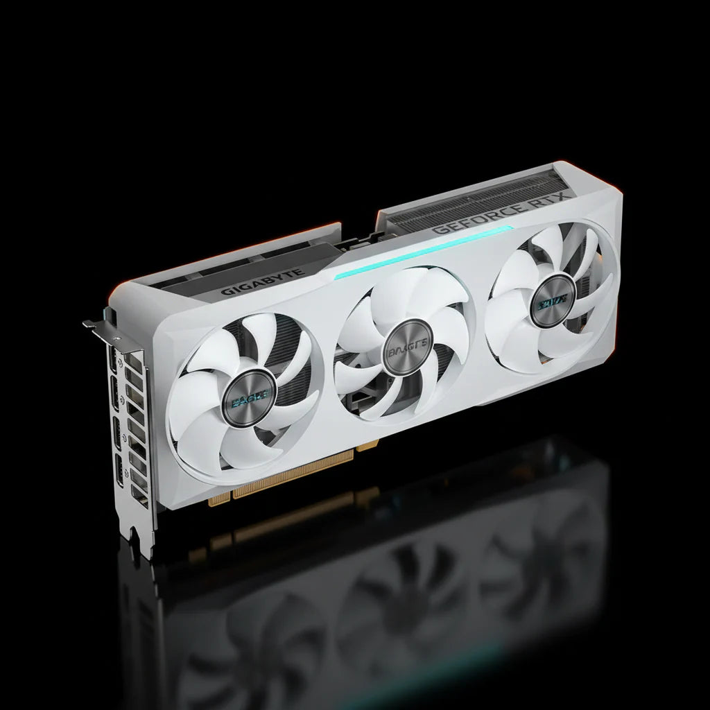 كرت شاشة Gigabyte GeForce RTX 5070 EAGLE OC ICE SFF بسعة 12 جيجابايت GDDR7