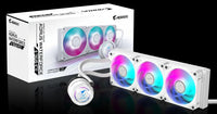 مبرد المعالج المائي GIGABYTE AORUS Waterforce II 360 ICE AIO – رديتر 360mm – إضاءة ARGB – (Rev.2) – أبيض