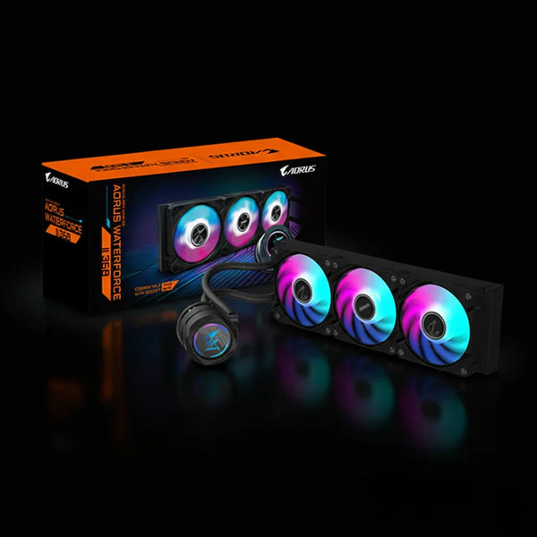 GIGABYTE AORUS Waterforce II 360 AIO Liquid CPU Cooler – 360mm Radiator – ARGB – Rev. 2