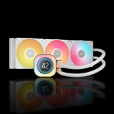 Corsair iCUE TITAN 360 RX LCD 360mm AIO Liquid CPU Cooler – White