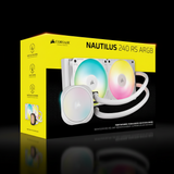 Corsair iCUE Nautilus 240 RS RGB 240mm AIO Liquid CPU Cooler – White