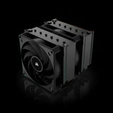 مبرد معالج Corsair A115 Twin Tower بقدرة تبريد تصل إلى 270W TDP – لون أسود