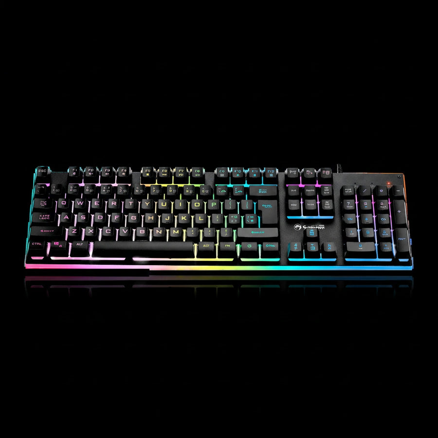MARVO K604 Soldat 20 Wired Gaming Keyboard – Full-Size RGB Keyboard for PC