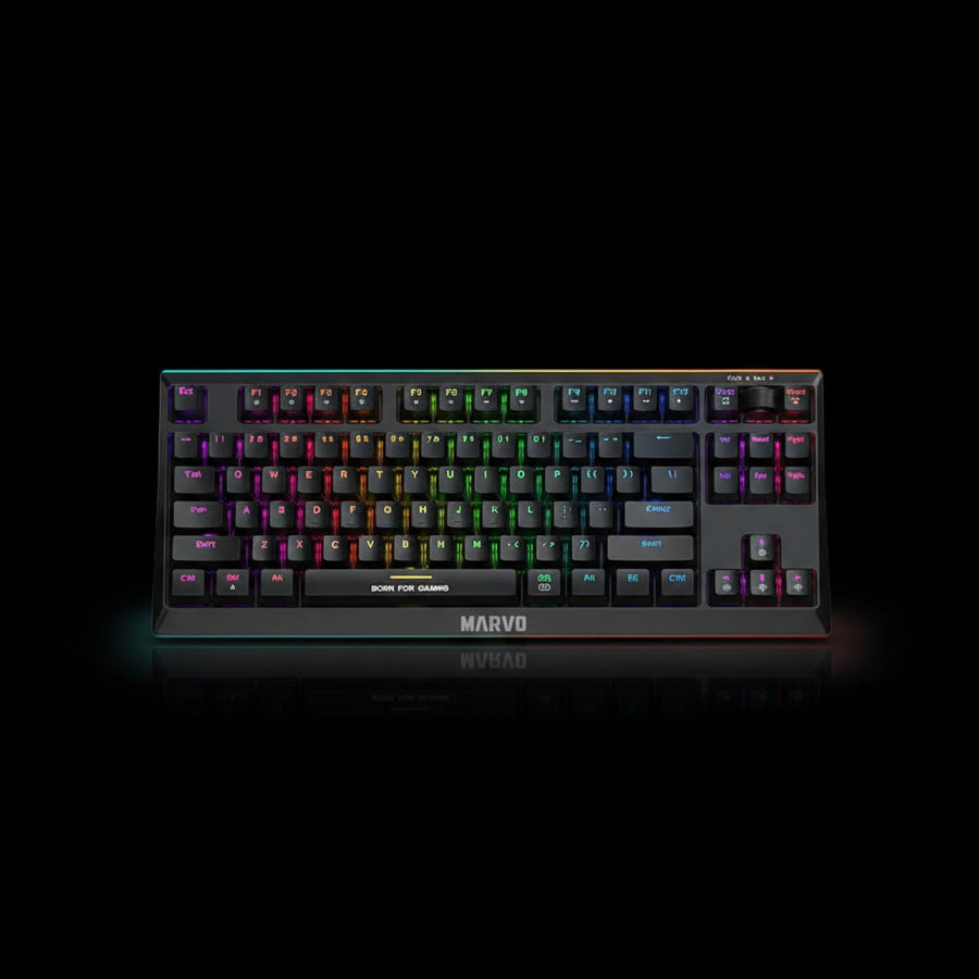 MARVO KG953G Wired Gaming Keyboard – EN-B Layout with RGB Backlight