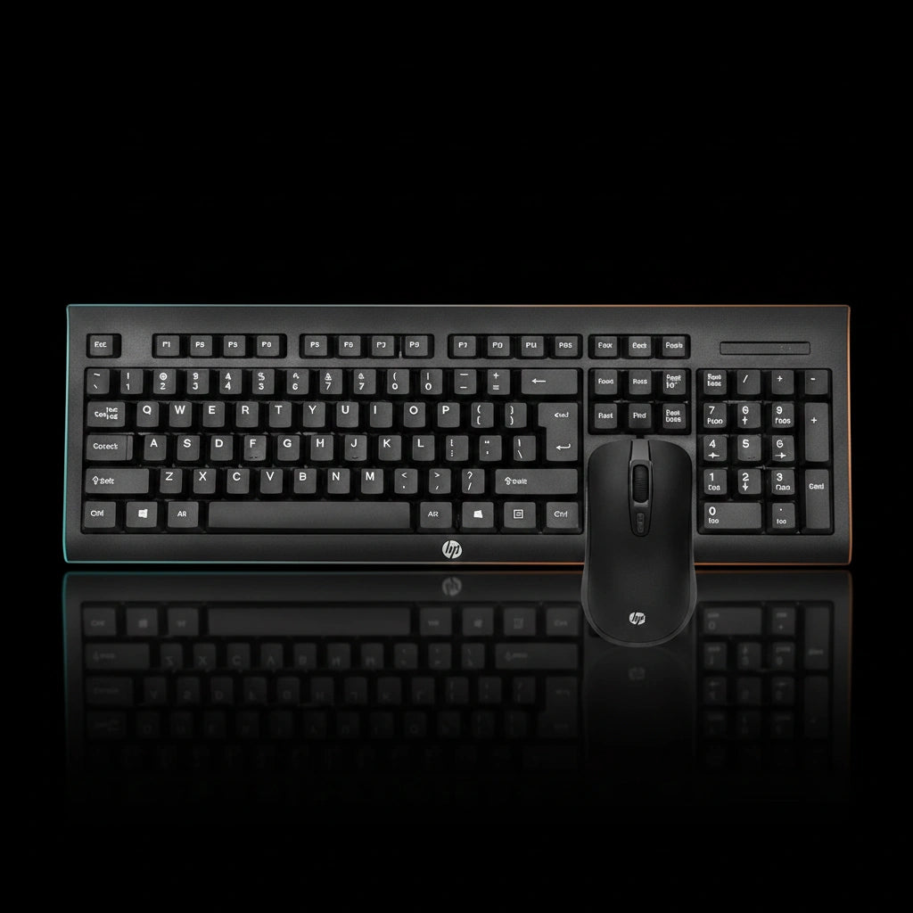 HP Gaming KM100 – Wired Keyboard & Mouse Combo for PC Gaming