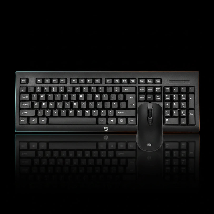 HP Gaming KM100 – Wired Keyboard & Mouse Combo for PC Gaming
