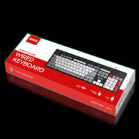 MARVO KB005 Wired Keyboard – English Layout Full-Size USB Keyboard for PC & Laptop