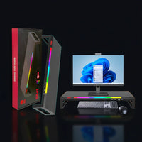حامل شاشة MARVO DZ-01 BASE 40 – حامل شاشة كمبيوتر قابل للتعديل مع إضاءة RGB