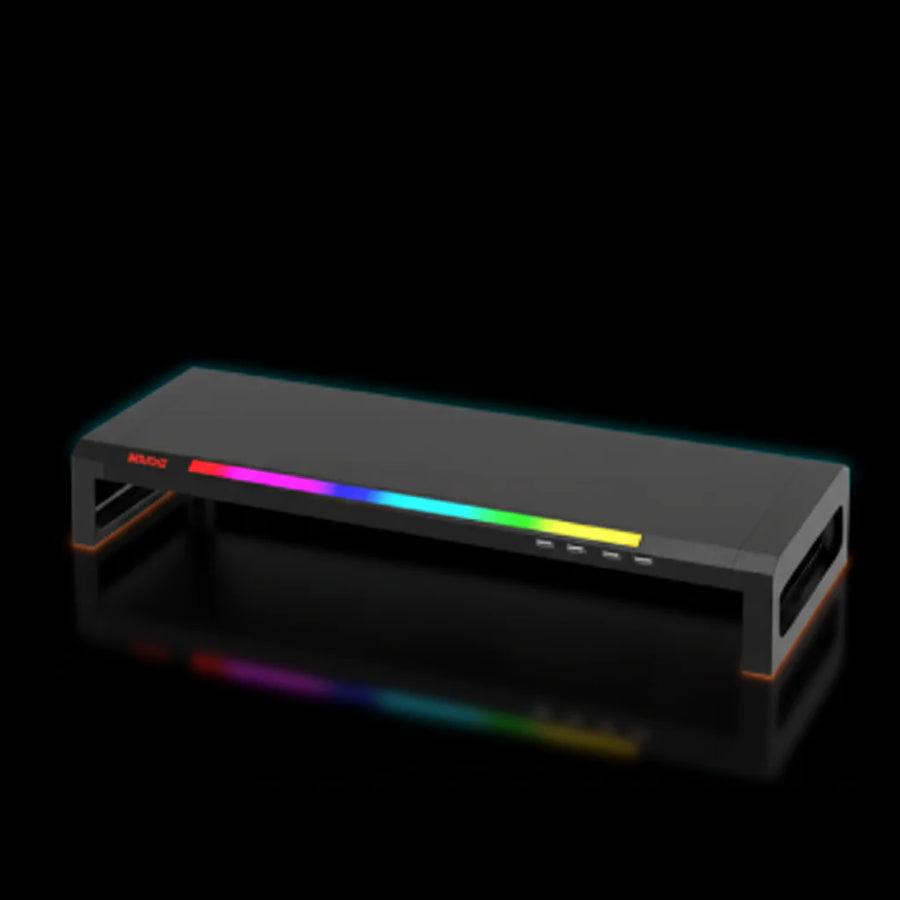 حامل شاشة MARVO DZ-01 BASE 40 – حامل شاشة كمبيوتر قابل للتعديل مع إضاءة RGB
