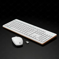HP Wireless 230 Keyboard & Mouse Combo – White, 2.4GHz USB Wireless for Office & Home