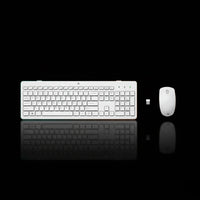 HP Wireless 230 Keyboard & Mouse Combo – White, 2.4GHz USB Wireless for Office & Home