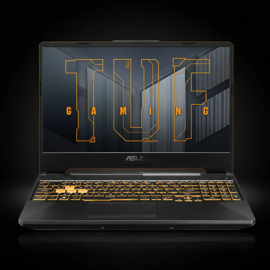 لابتوب ASUS TUF – معالج AMD Ryzen 7 7445HS، ذاكرة 16GB، تخزين 512GB SSD، بطاقة رسومات RTX 4050 بسعة 6GB، شاشة 15.6 بوصة