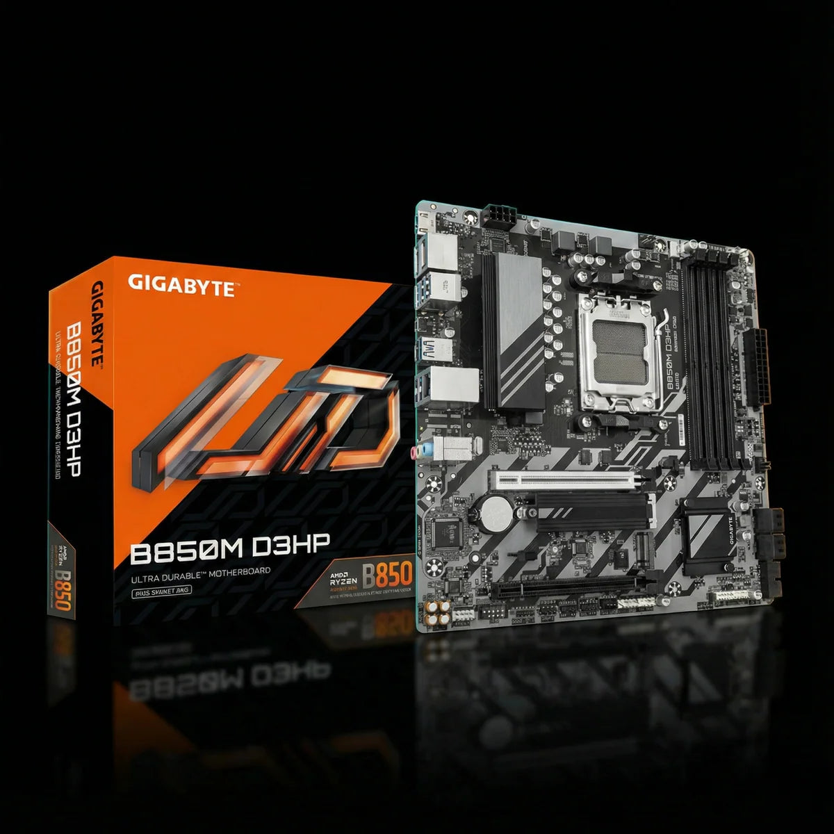 لوحة أم GIGABYTE B850M DS3H DDR5 mATX بمقبس AM5