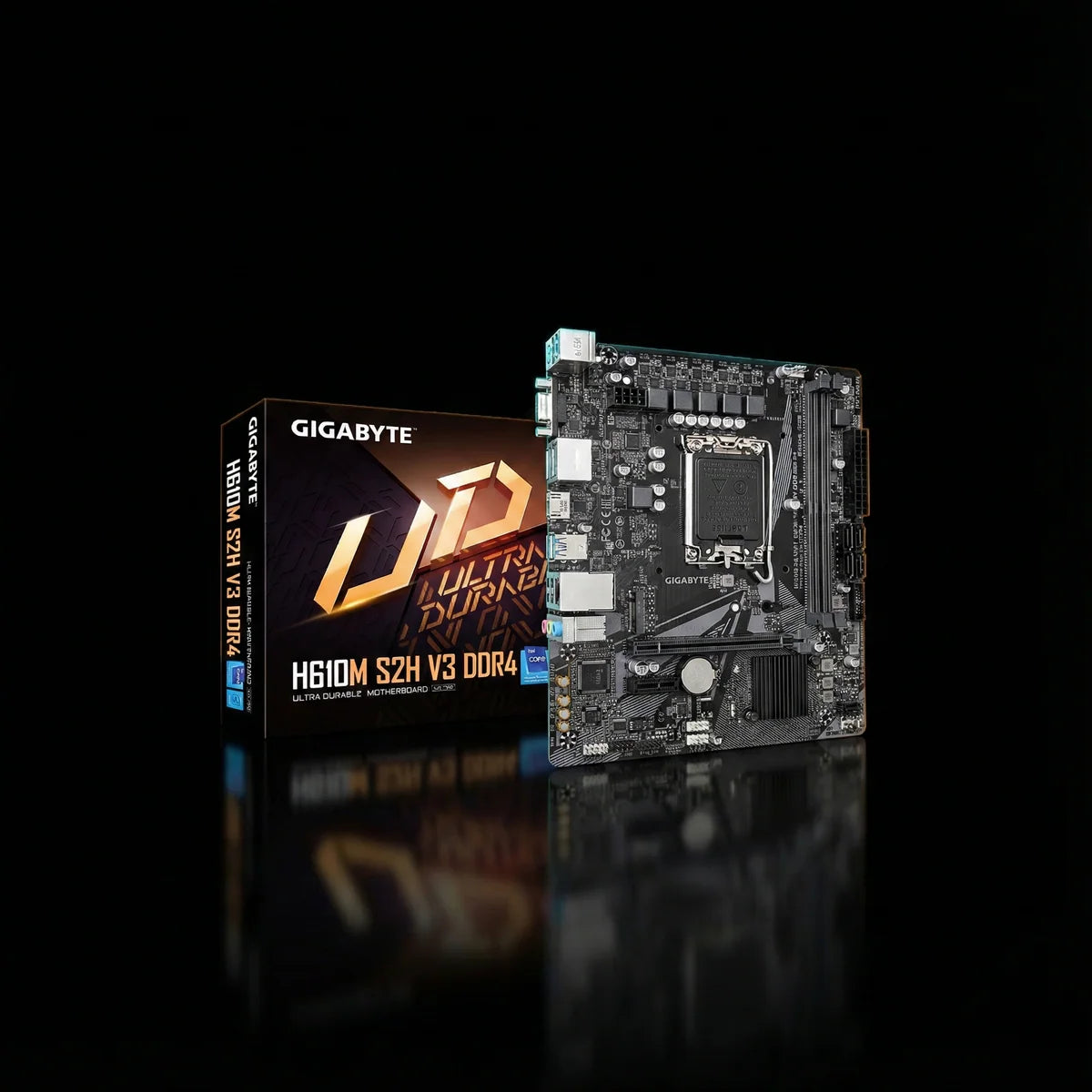 GIGABYTE H610M H DDR4 V3 mATX Motherboard – LGA1700, Intel 12th/13th Gen (Rev. 1.0)